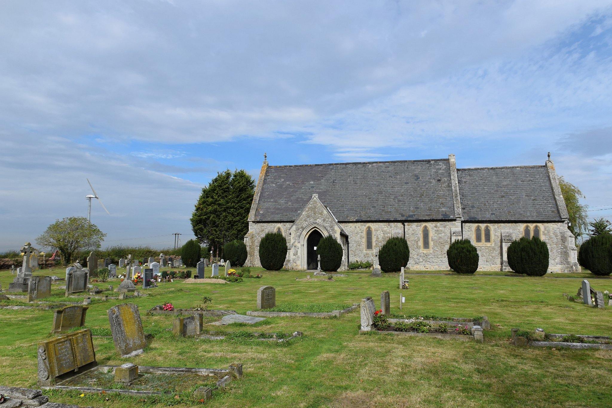 Mayland St Barnabas and Wind Turbine
